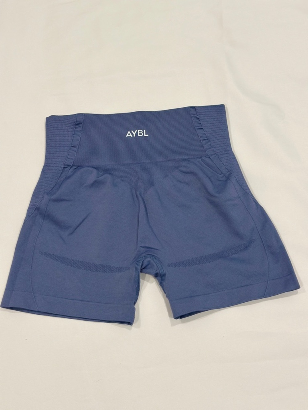 AYBL High Waist Shorts in Blue